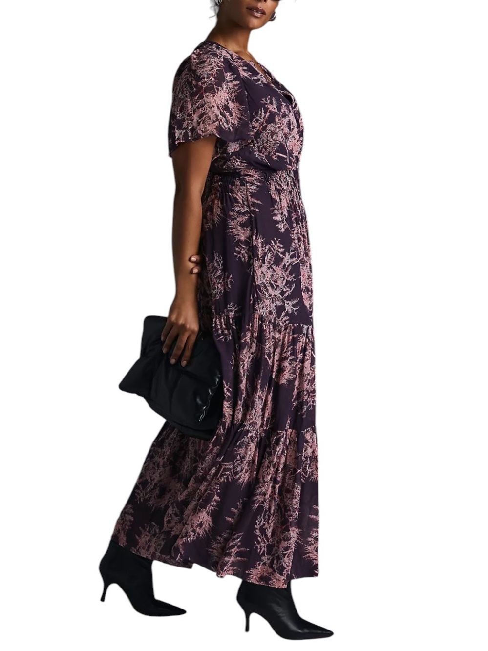 Anthropologie Somerset Maxi Dress floral Chiffon Edition XL excellent condition - Picture 2 of 16